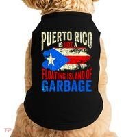 Puerto Rico Is Not A Floating Island Of Garbage Doggie Tank thumb 0