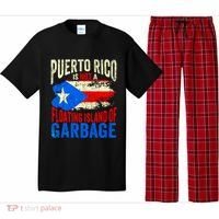 Puerto Rico Is Not A Floating Island Of Garbage Pajama Set thumb 0