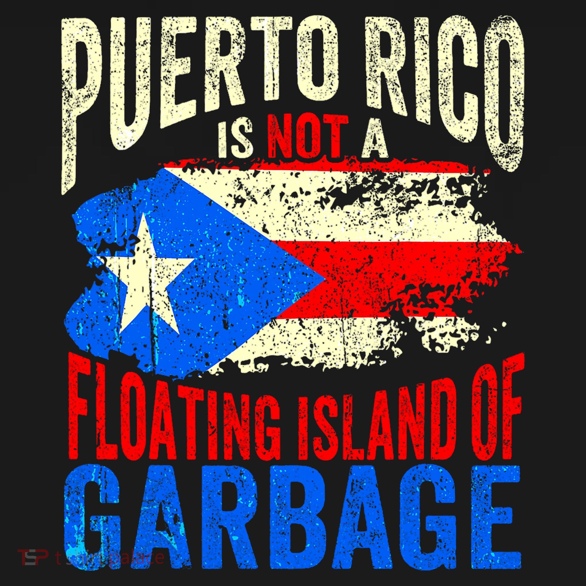 Puerto Rico Is Not A Floating Island Of Garbage Women's Hoodie