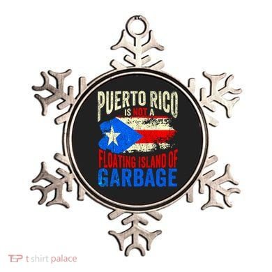 Puerto Rico Is Not A Floating Island Of Garbage Ornament