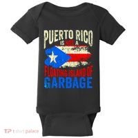Puerto Rico Is Not A Floating Island Of Garbage Baby Bodysuit thumb 0