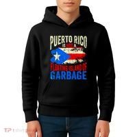 Puerto Rico Is Not A Floating Island Of Garbage Kids Hoodie thumb 4