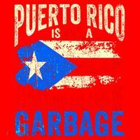Puerto Rico Is Not A Floating Island Of Garbage Santa Hat thumb 1