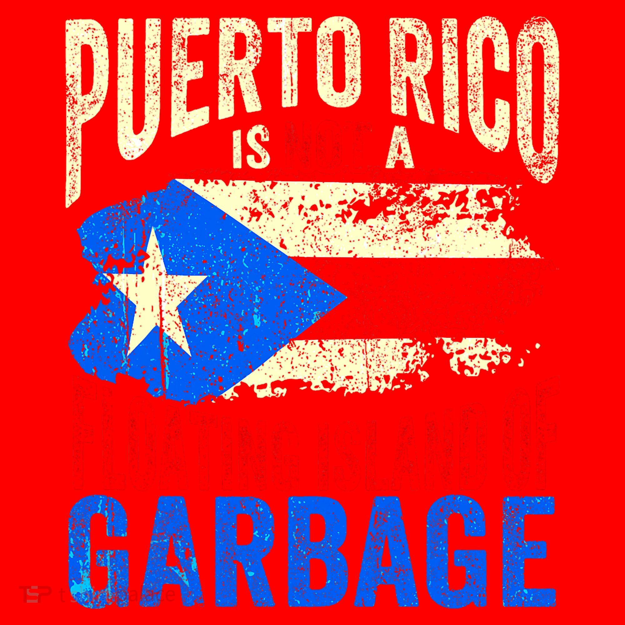 Puerto Rico Is Not A Floating Island Of Garbage Santa Hat