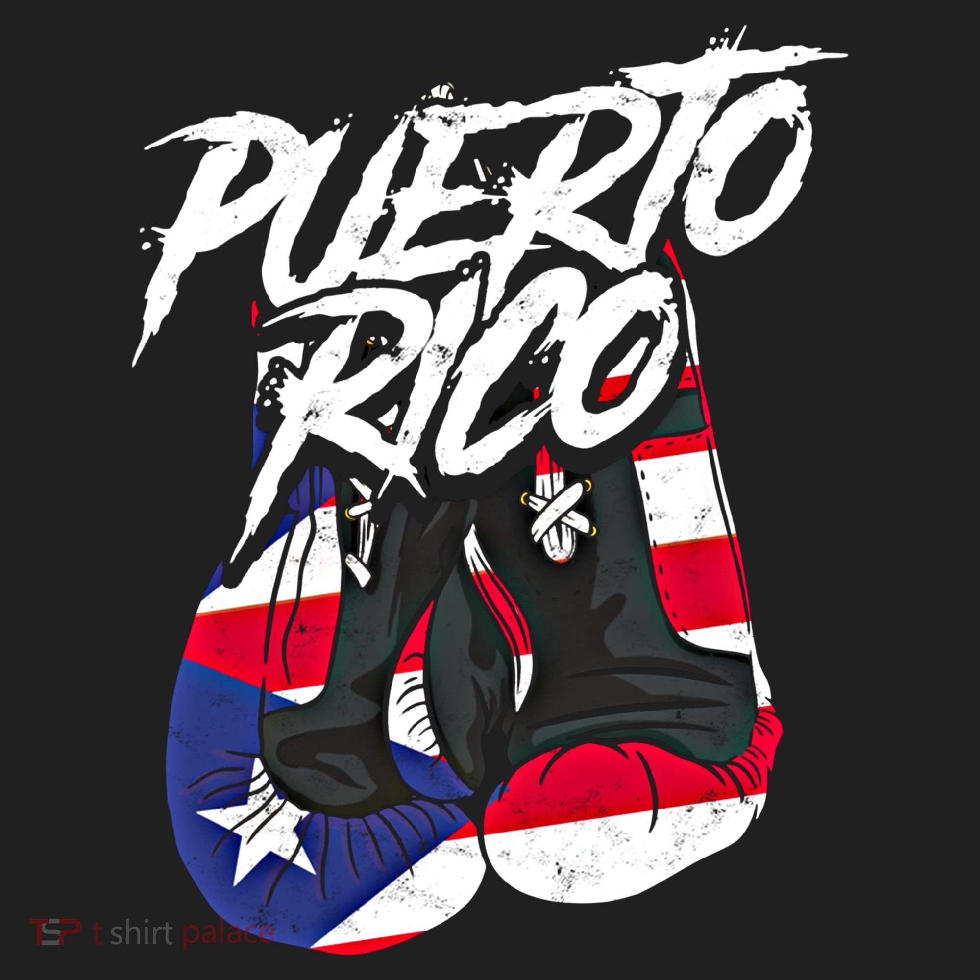 Puerto Rico In Boxing Gloves Hispanic Boxing Fighter Gift Beanie