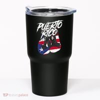 Puerto Rico In Boxing Gloves Hispanic Boxing Fighter Gift Tumbler thumb 0