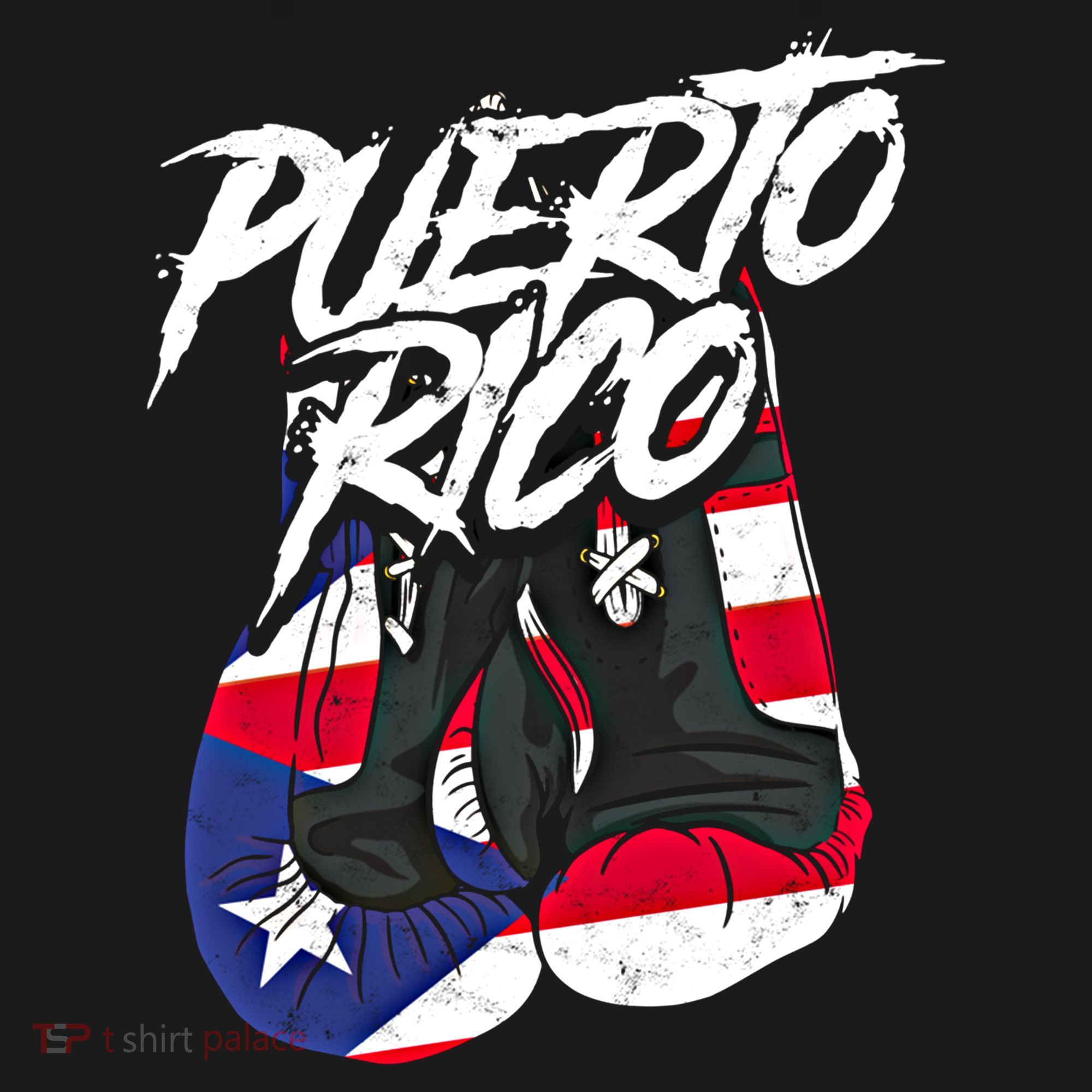 Puerto Rico In Boxing Gloves Hispanic Boxing Fighter Gift Women's Tank Top