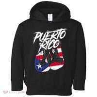 Puerto Rico In Boxing Gloves Hispanic Boxing Fighter Gift Toddler Hoodie thumb 0
