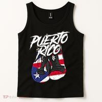 Puerto Rico In Boxing Gloves Hispanic Boxing Fighter Gift Tank Top thumb 2