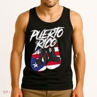 Puerto Rico In Boxing Gloves Hispanic Boxing Fighter Gift Tank Top thumb 3