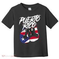 Puerto Rico In Boxing Gloves Hispanic Boxing Fighter Gift Toddler T-Shirt thumb 0