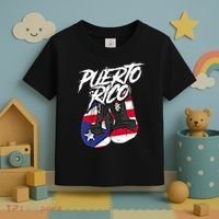 Puerto Rico In Boxing Gloves Hispanic Boxing Fighter Gift Toddler T-Shirt thumb 3