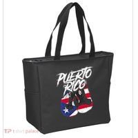 Puerto Rico In Boxing Gloves Hispanic Boxing Fighter Gift Tote Bag thumb 2