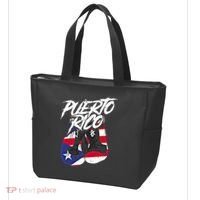 Puerto Rico In Boxing Gloves Hispanic Boxing Fighter Gift Tote Bag thumb 3
