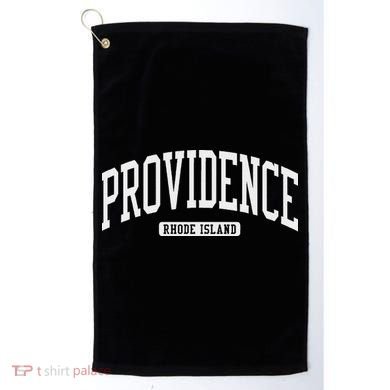 Providence Rhode Island Ri College Style Golf Towel