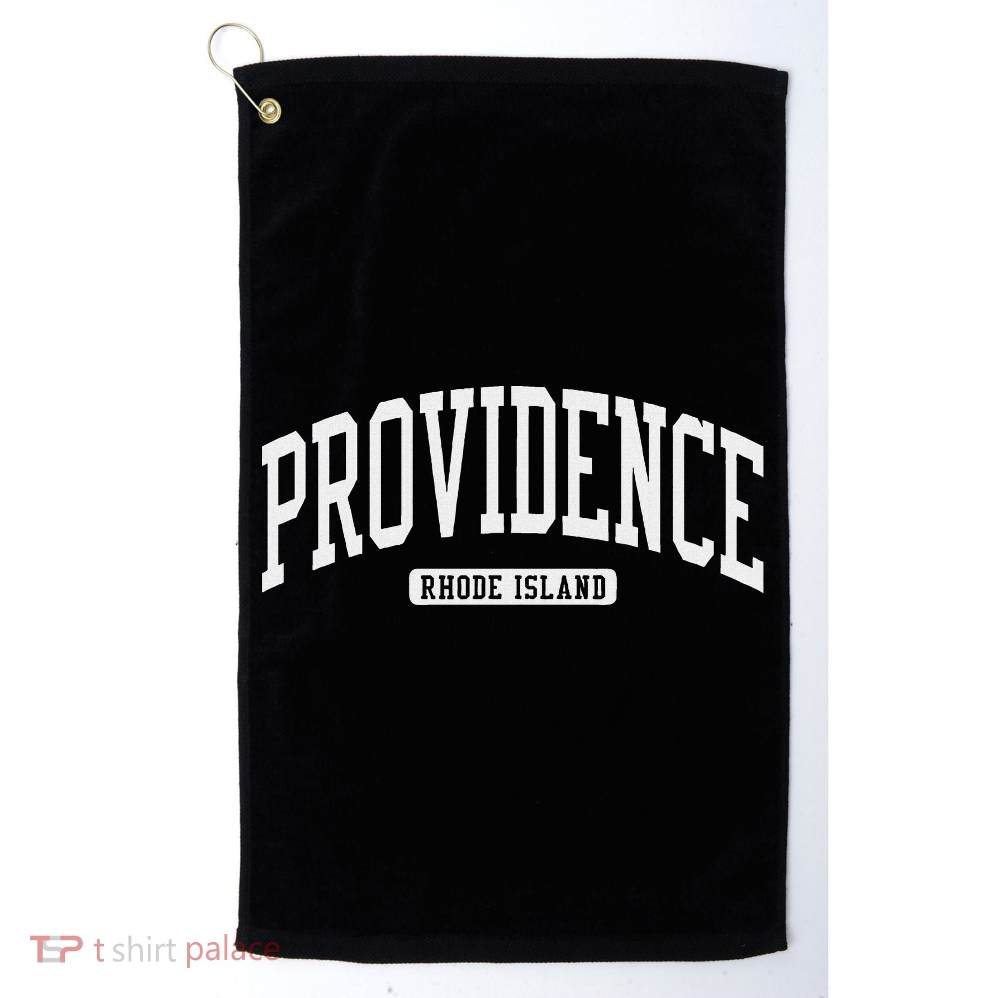 Providence Rhode Island Ri College Style Golf Towel
