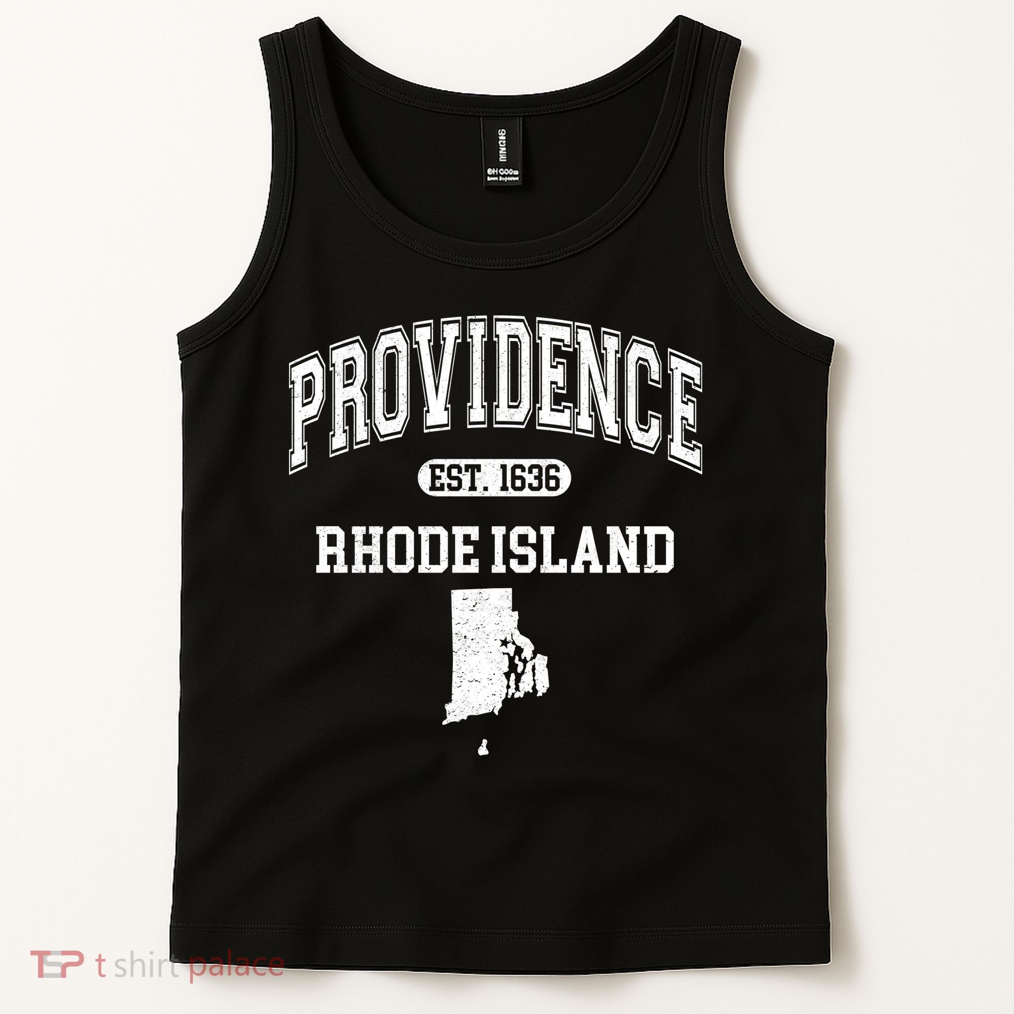 Providence Rhode Island Est 1636 Tank Top
