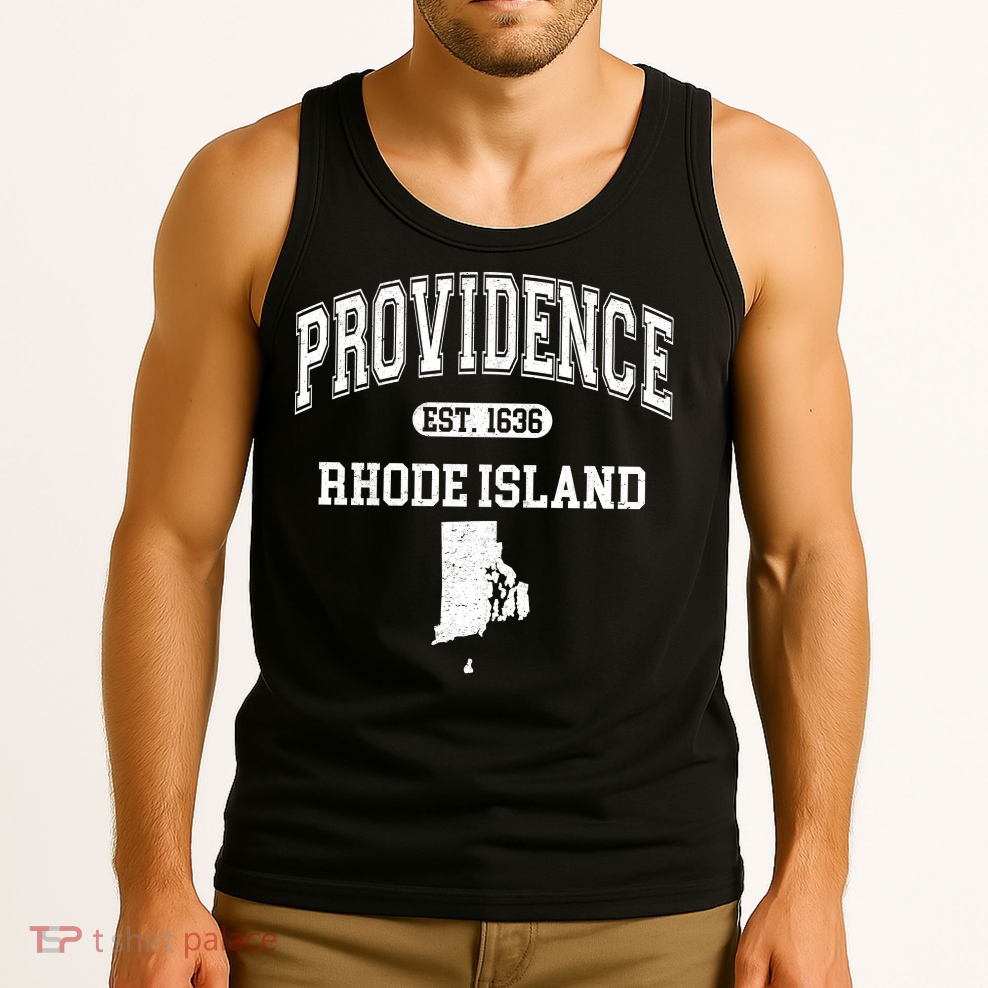 Providence Rhode Island Est 1636 Tank Top