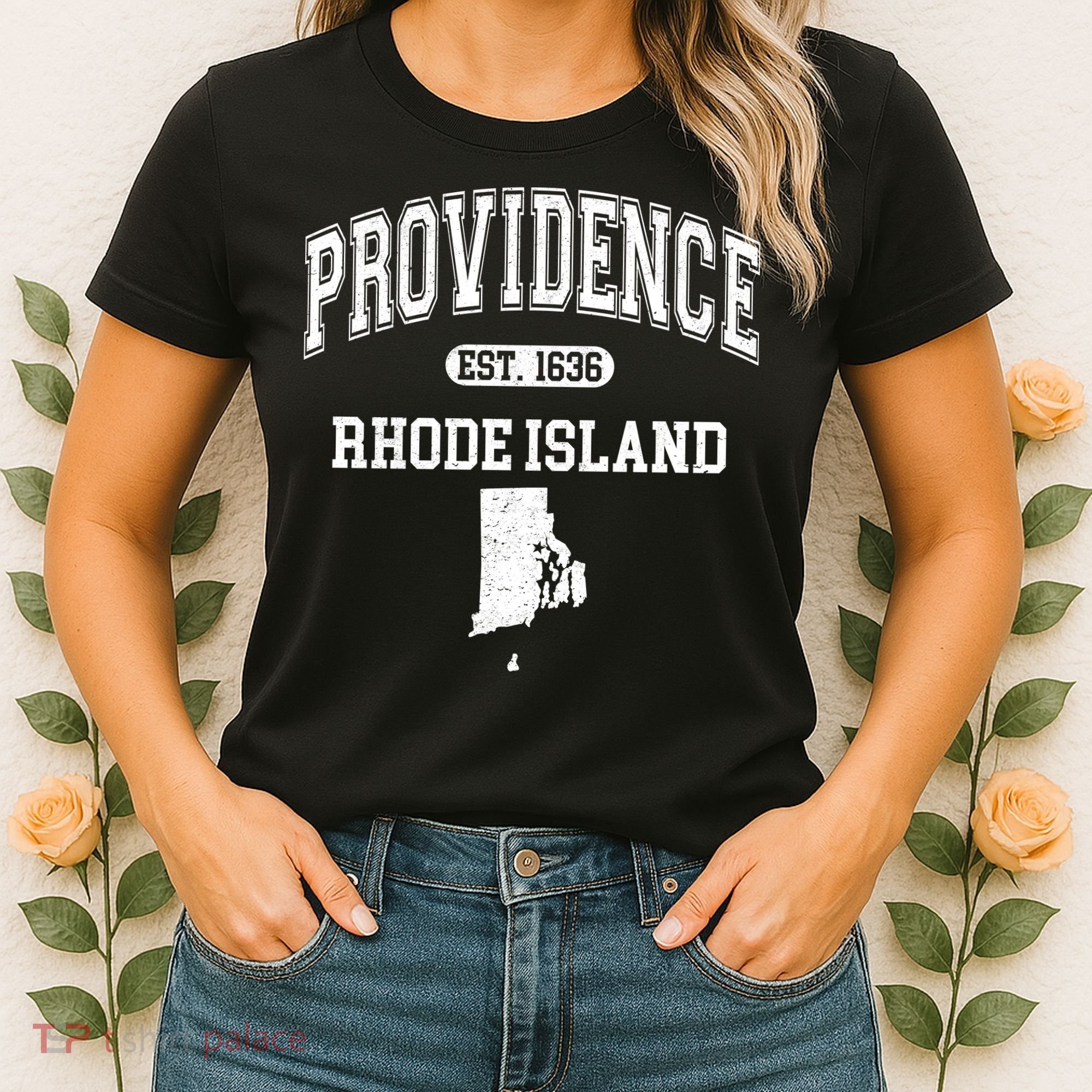 Providence Rhode Island Est 1636 Women's T-Shirt