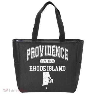 Providence Rhode Island Est 1636 Tote Bag