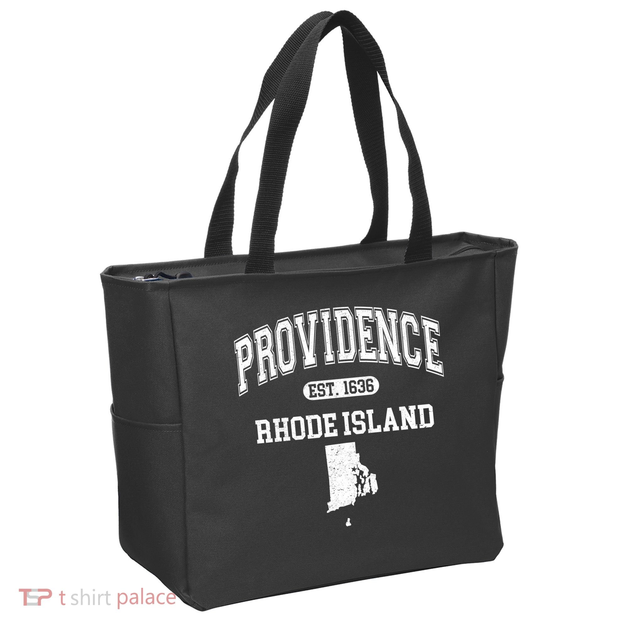Providence Rhode Island Est 1636 Tote Bag