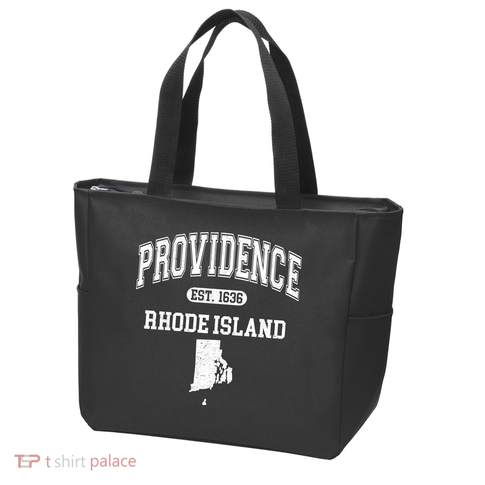 Providence Rhode Island Est 1636 Tote Bag