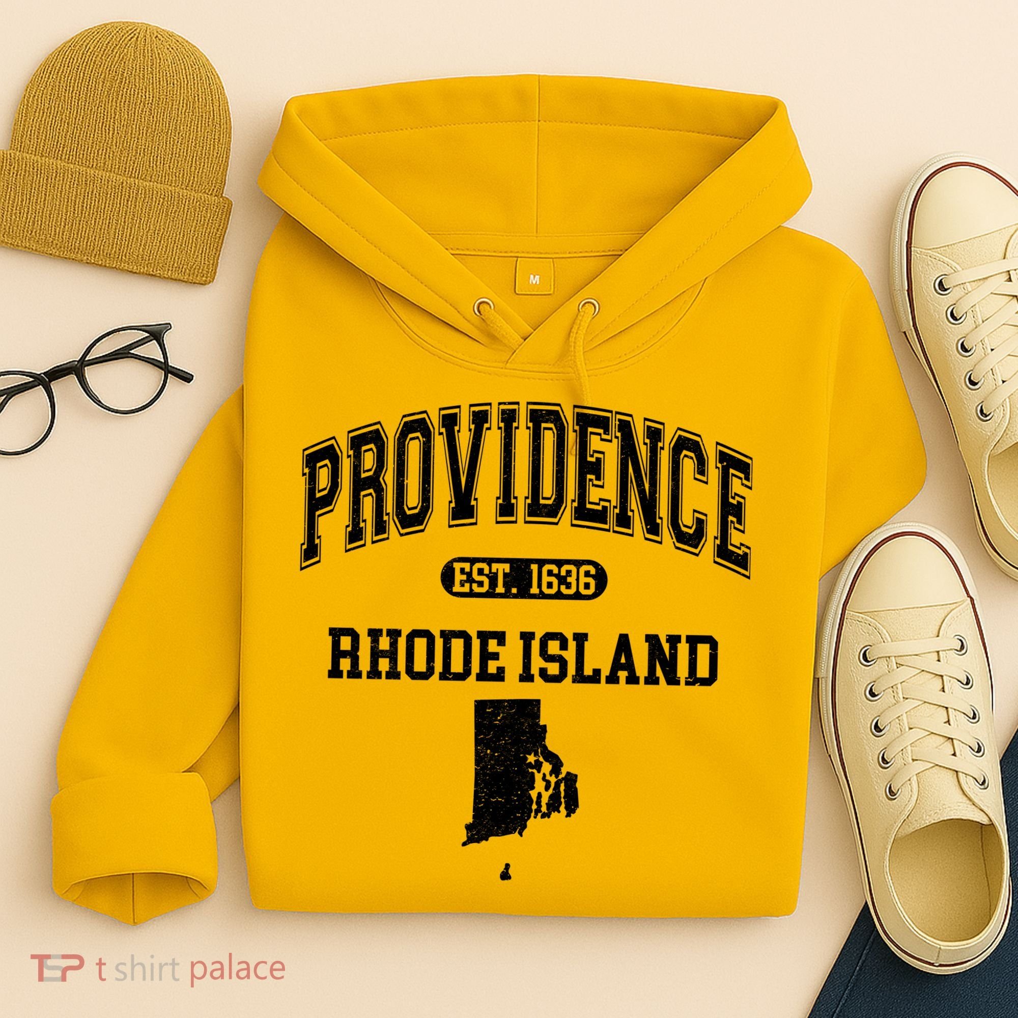 Providence Rhode Island Est 1636 Hoodie