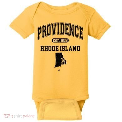 Providence Rhode Island Est 1636 Baby Bodysuit