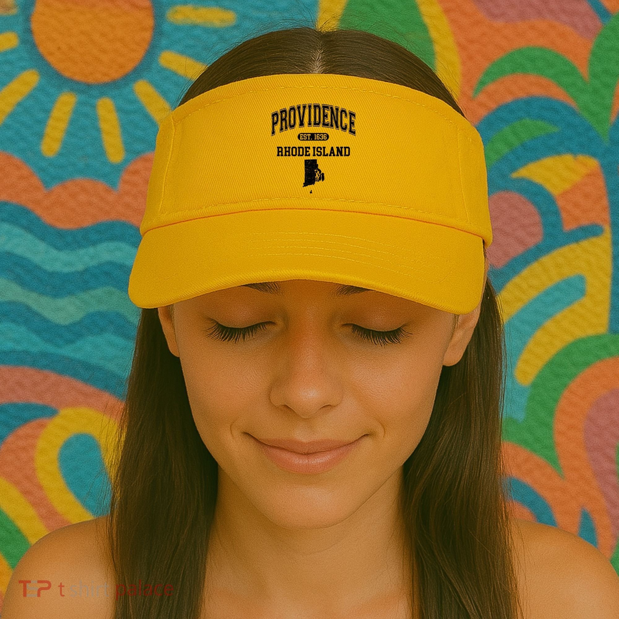 Providence Rhode Island Est 1636 Visor
