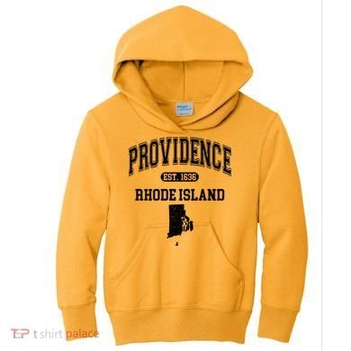 Providence Rhode Island Est 1636 Kids Hoodie