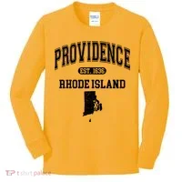 Providence Rhode Island Est 1636 Kids Long Sleeve Shirt thumb 0