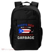 Puerto Rico Is Not A Floating Island Of Garbage Backpack thumb 0
