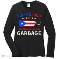 Puerto Rico Is Not A Floating Island Of Garbage Women's Long Sleeve Shirt thumb 0