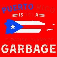 Puerto Rico Is Not A Floating Island Of Garbage Santa Hat thumb 1