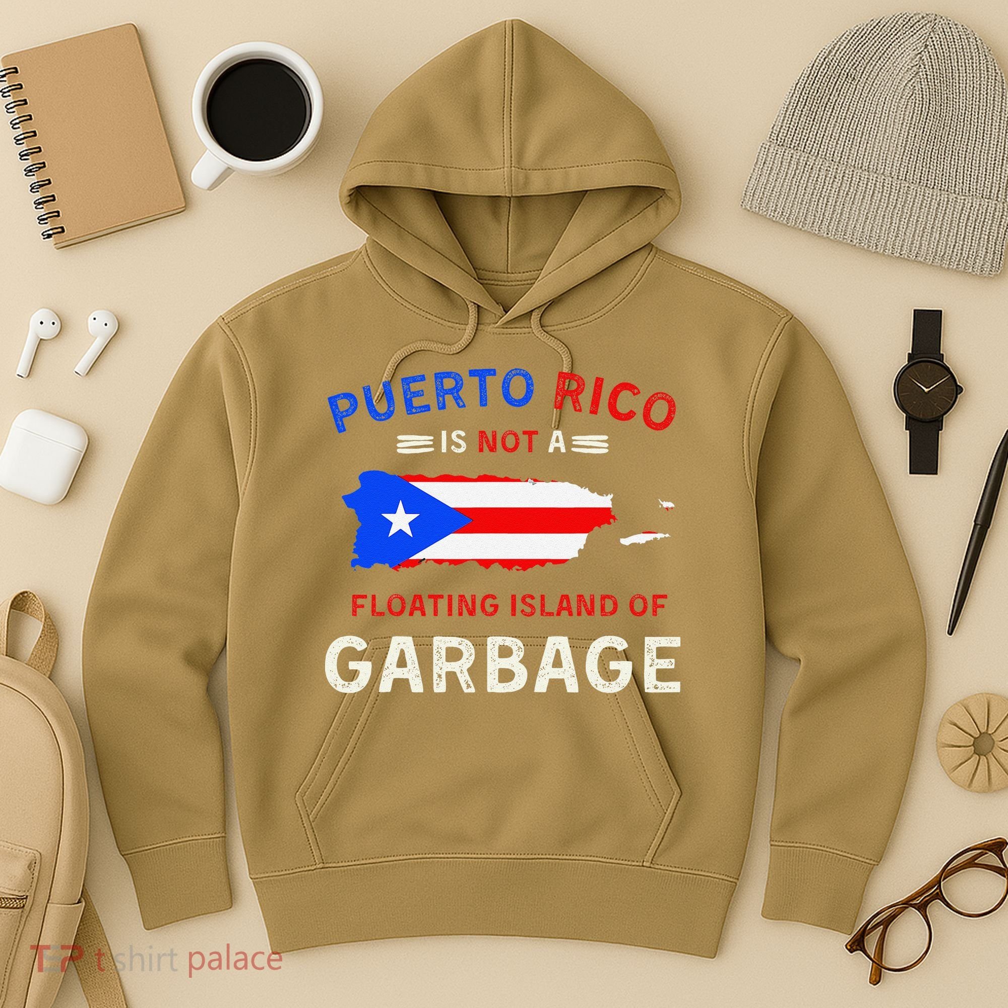 Puerto Rico Is Not A Floating Island Of Garbage Hoodie