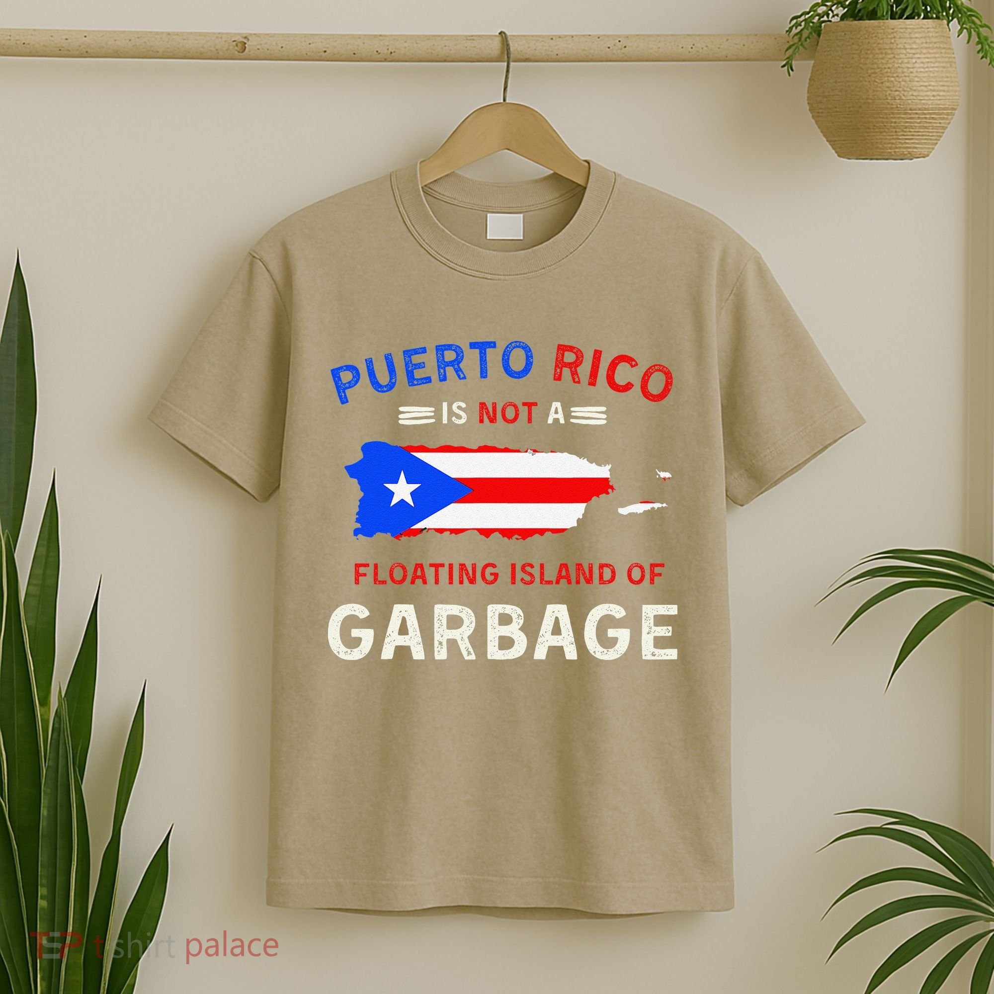 Puerto Rico Is Not A Floating Island Of Garbage T-Shirt