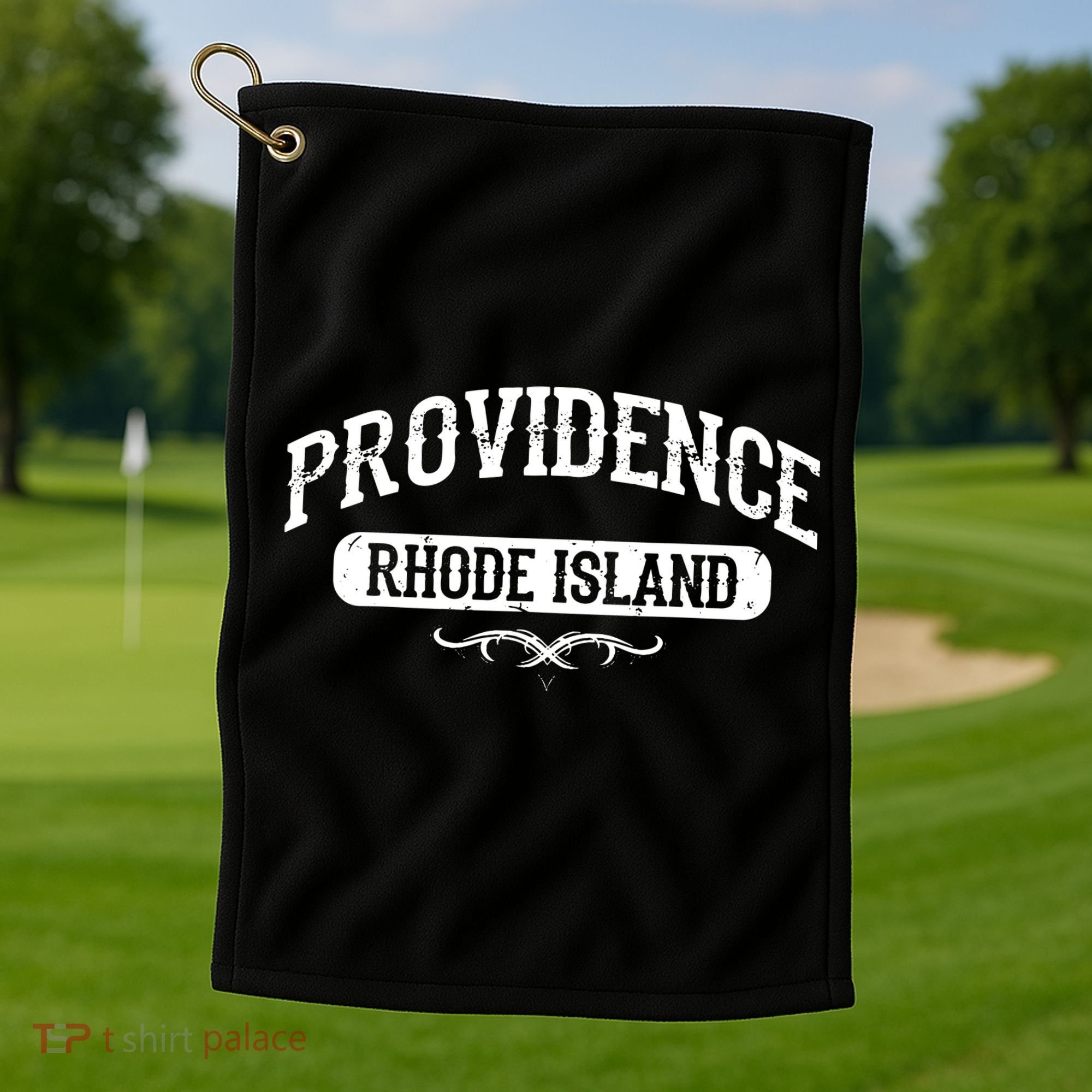 Providence Rhode Island Golf Towel