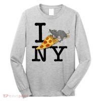 Pizza Rat I Loves New York Pizza Ironic Long Sleeve Shirt thumb 0