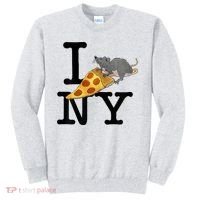 Pizza Rat I Loves New York Pizza Ironic Sweatshirt thumb 0