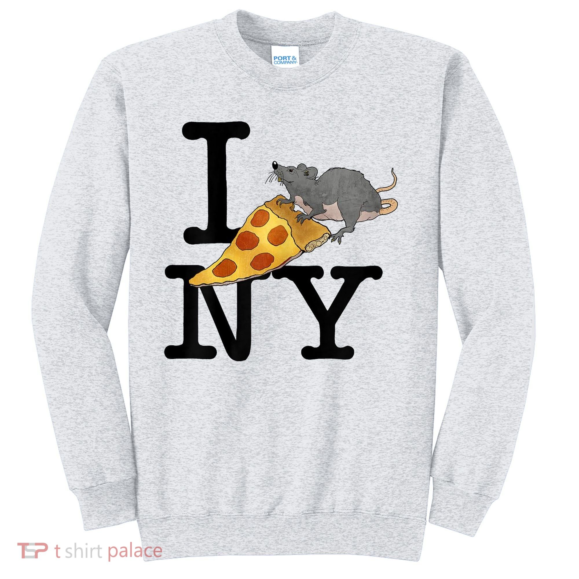 Pizza Rat I Loves New York Pizza Ironic Sweatshirt
