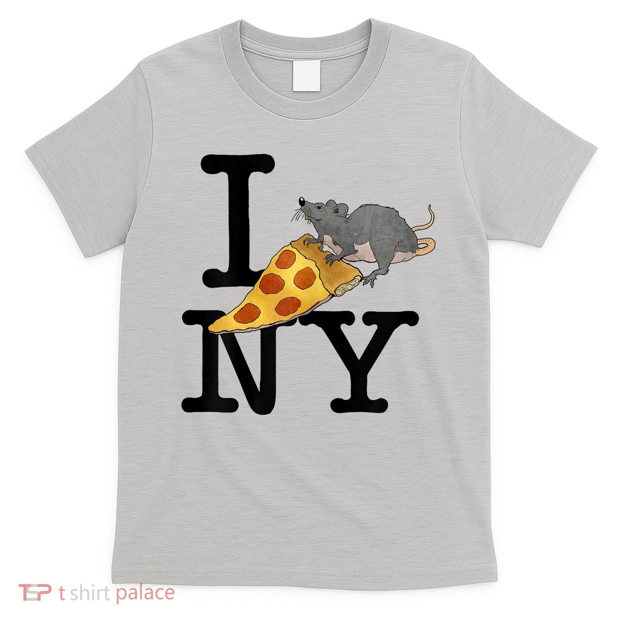 Pizza Rat I Loves New York Pizza Ironic T-Shirt