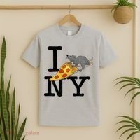 Pizza Rat I Loves New York Pizza Ironic T-Shirt thumb 2