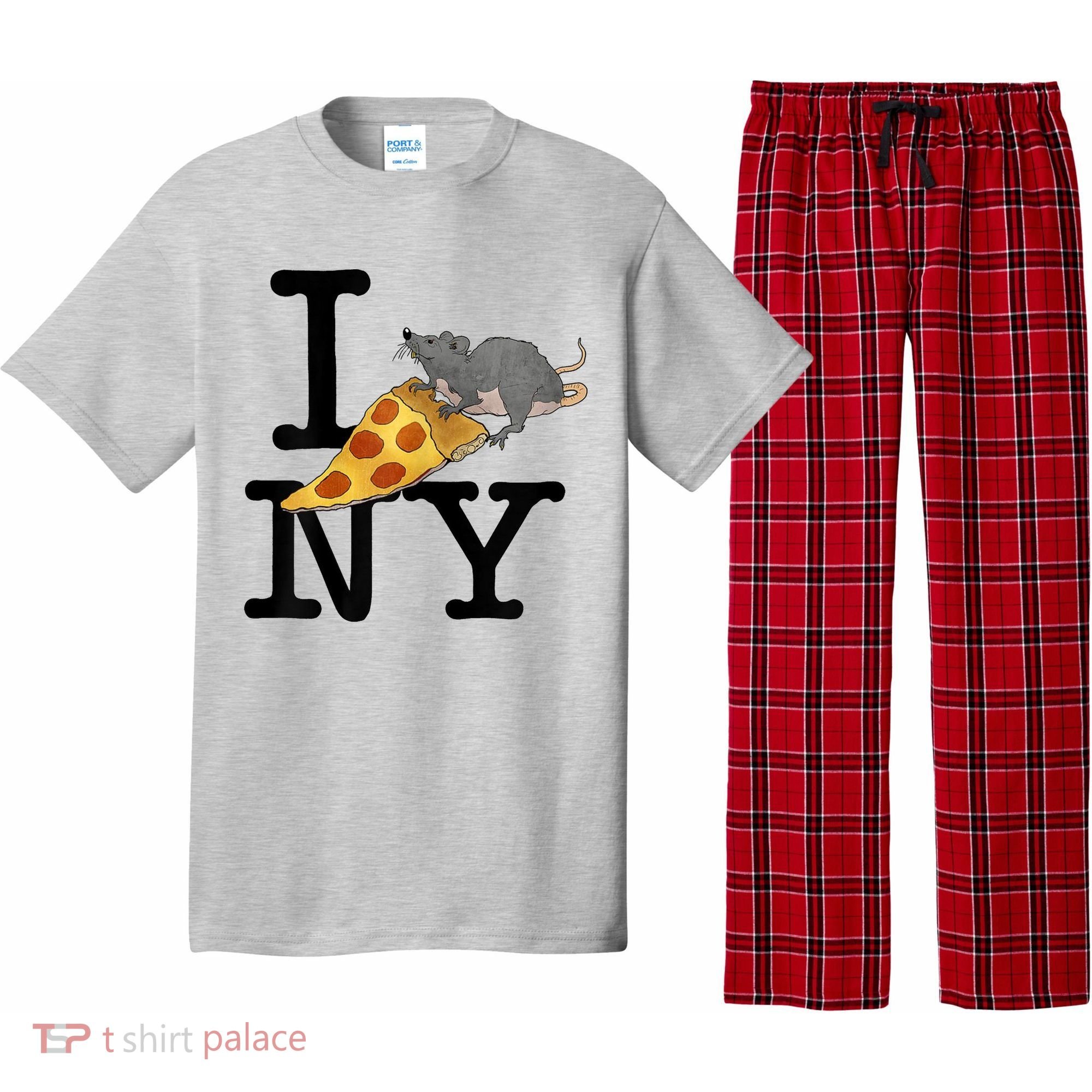 Pizza Rat I Loves New York Pizza Ironic Pajama Set
