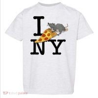 Pizza Rat I Loves New York Pizza Ironic Toddler T-Shirt thumb 0