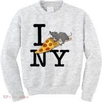 Pizza Rat I Loves New York Pizza Ironic Kids Sweatshirt thumb 0