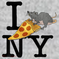 Pizza Rat I Loves New York Pizza Ironic Kids Sweatshirt thumb 2