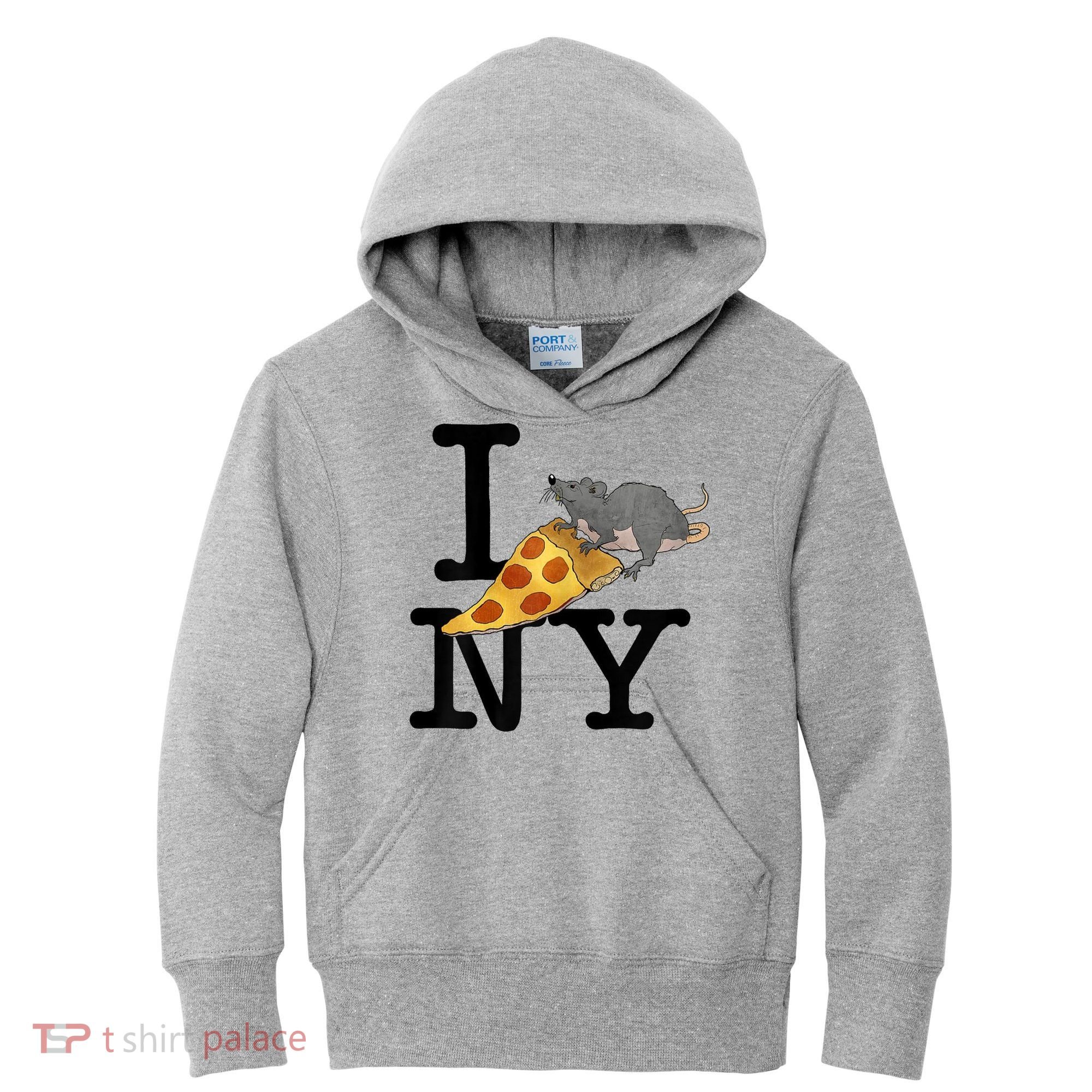 Pizza Rat I Loves New York Pizza Ironic Kids Hoodie