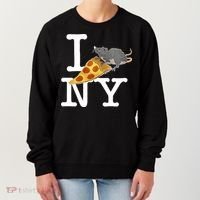 Pizza Rat I Loves New York Pizza Ironic Women's Sweatshirt thumb 0