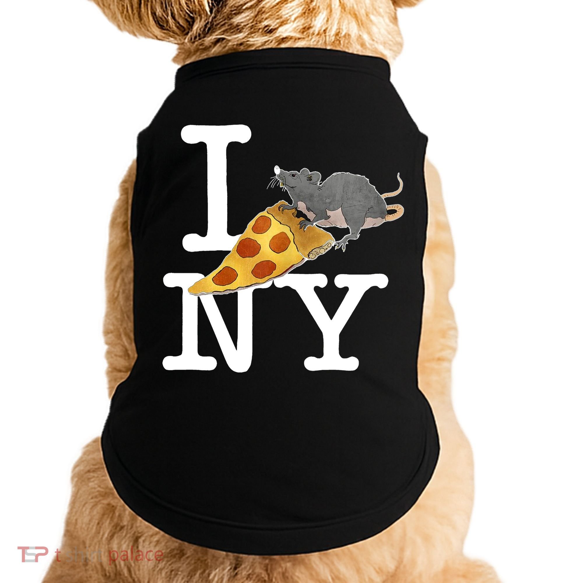 Pizza Rat I Loves New York Pizza Ironic Doggie Tank
