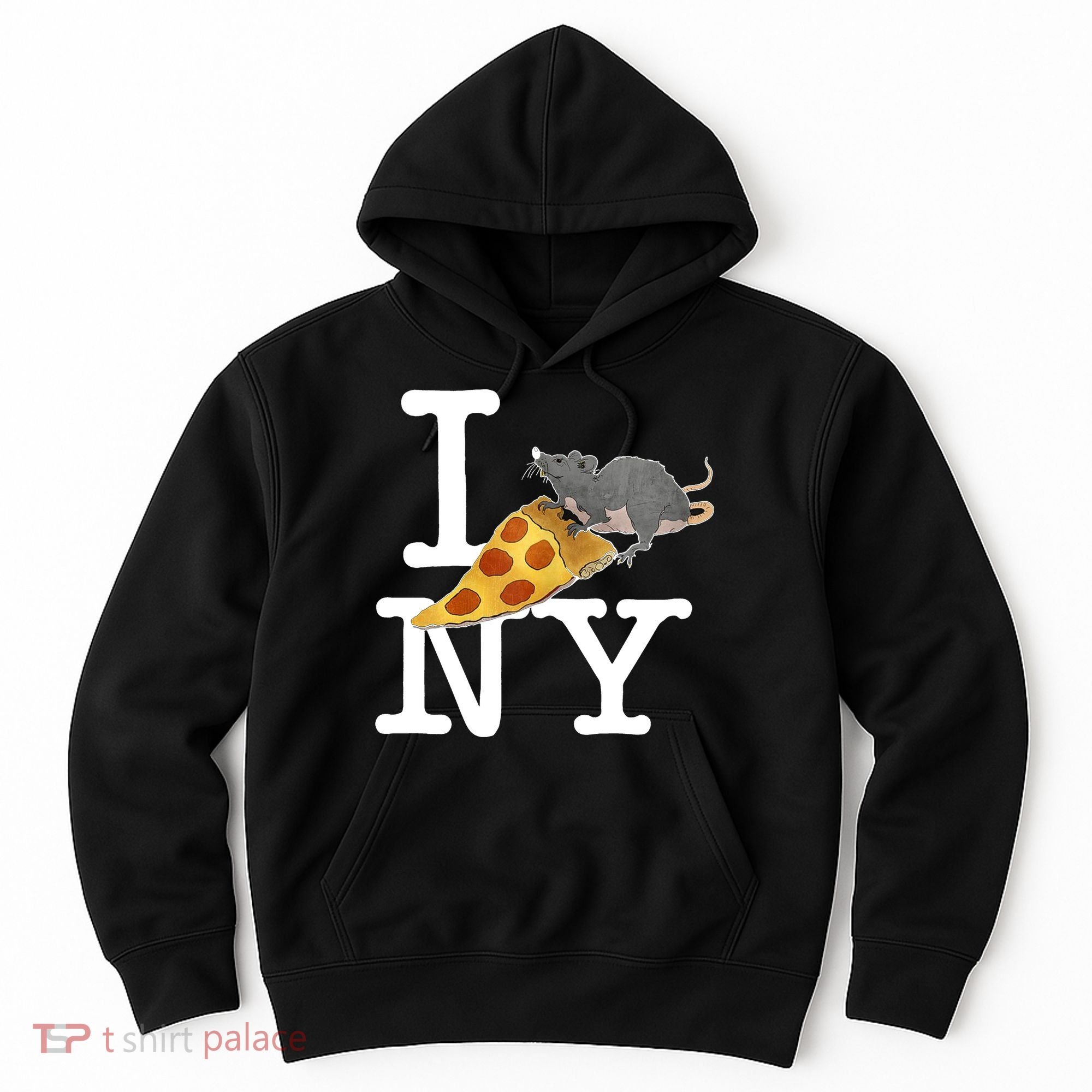 Pizza Rat I Loves New York Pizza Ironic Hoodie